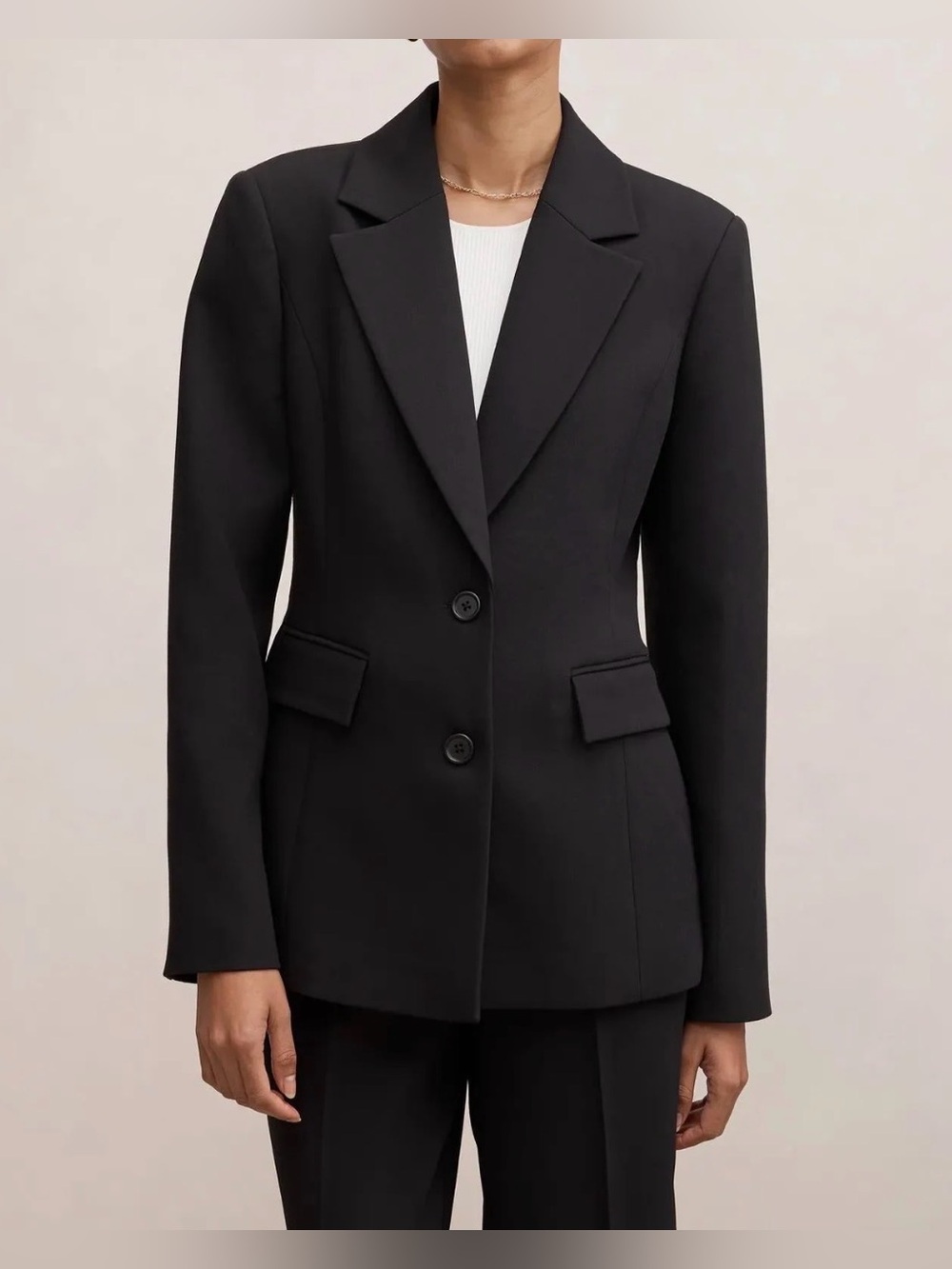 Moda international lined suit blazer for women